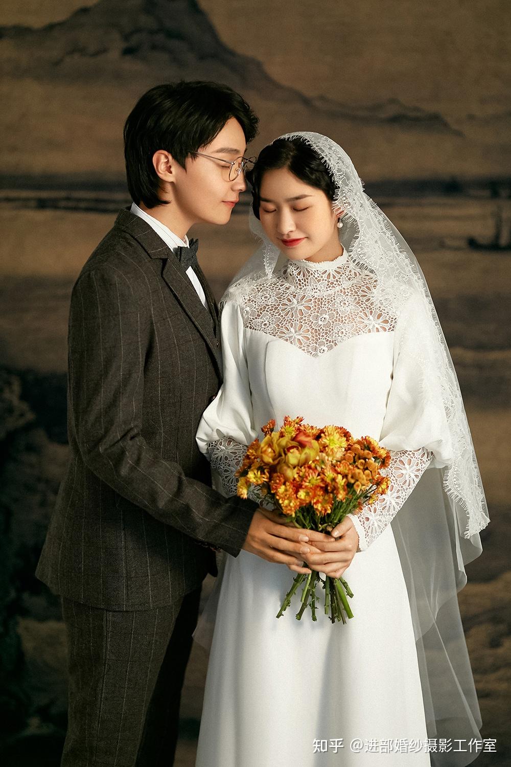 复古风婚纱照是什么样的复古内景婚纱照好看吗