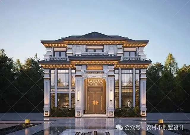 带电梯+复试客厅+三层新中式别墅，18套三层新中式带电梯自建房 - 知乎