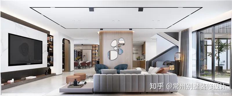 常州别墅装修 | 750平米现代轻奢风格案例赏析 - 知乎