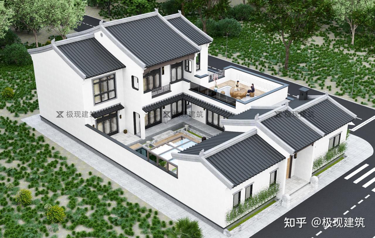 安徽合肥丨自建二层中式风格合院，天人合一的东方之美 - 知乎