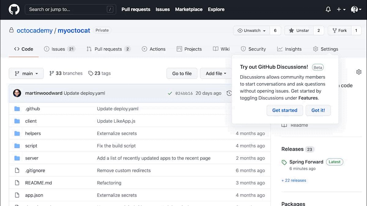 Github Discussions使用指南(建议收藏) - 知乎