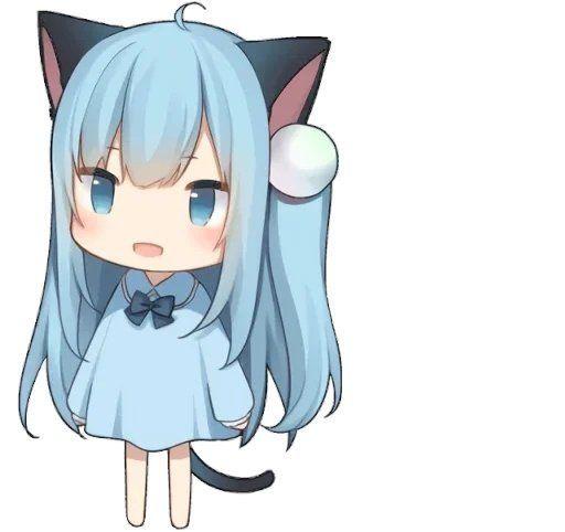 卡哇伊猫羽雫表情包 - 知乎