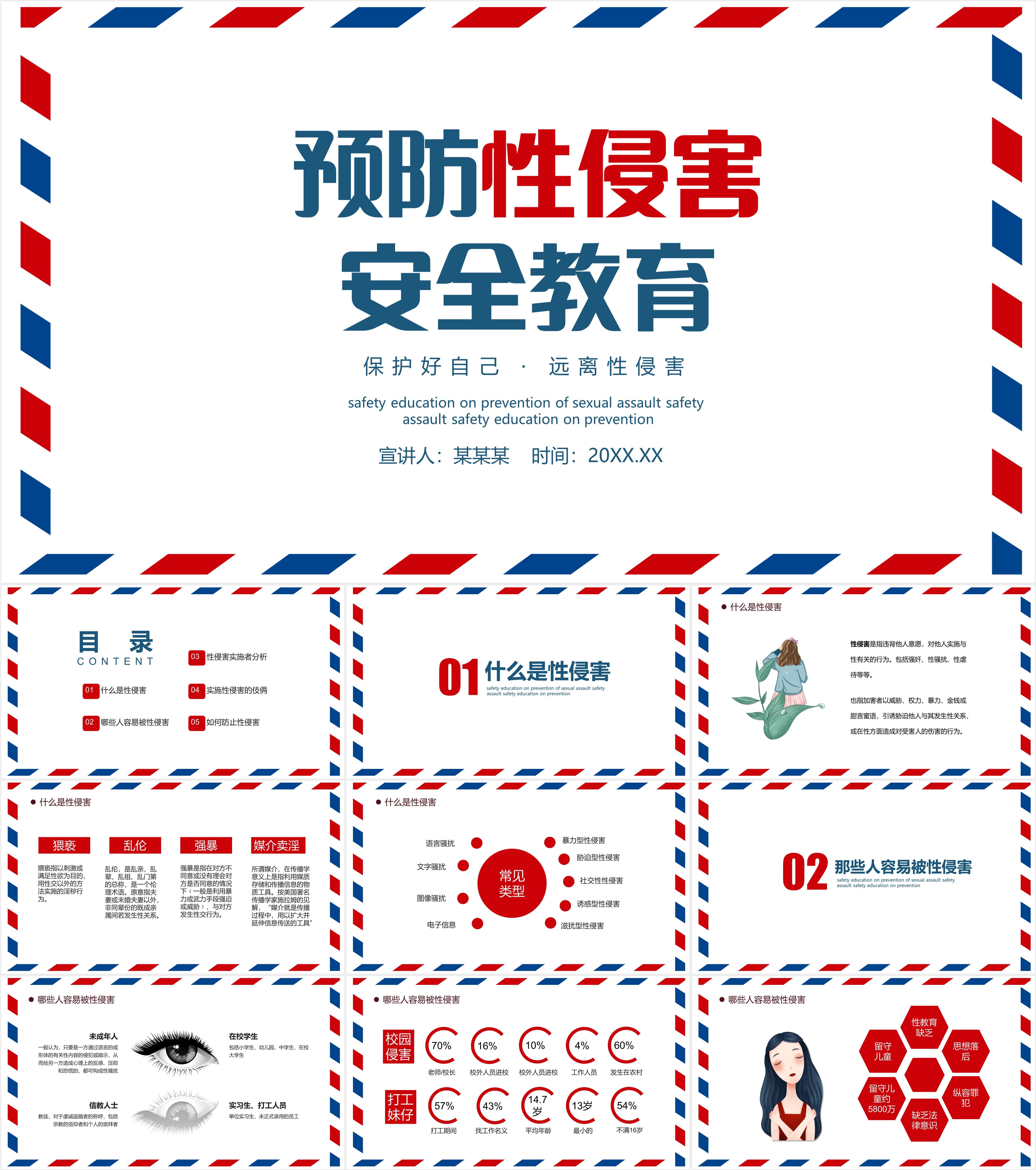 最新12套高质量防性侵安全教育ppt课件!