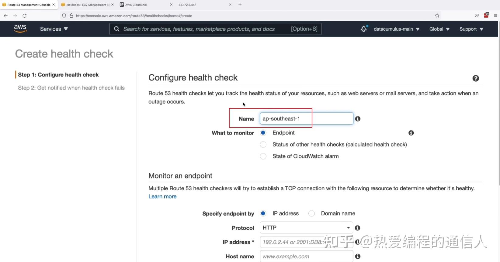 AWS助理架构师认证培训实操练习 Route 53 Health Checks Hands On 知乎