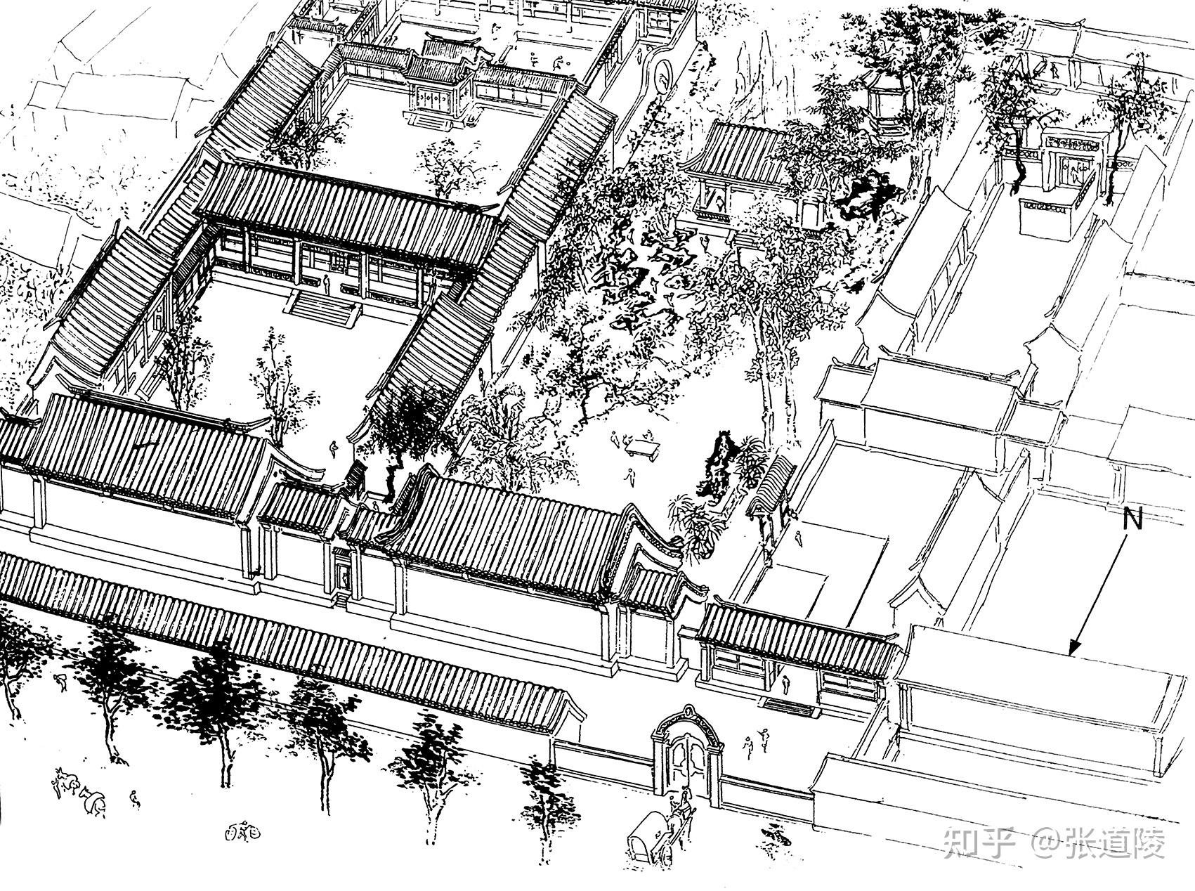 三维复原郑希成先生老北京民居宅院四合院画册八