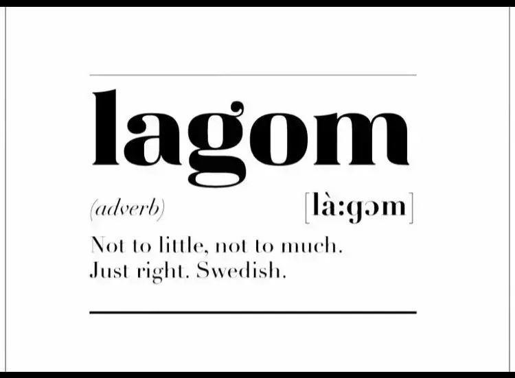 设计杂谈如果hygge是来自丹麦宠溺式的拥抱那么来自瑞典的lagom表示