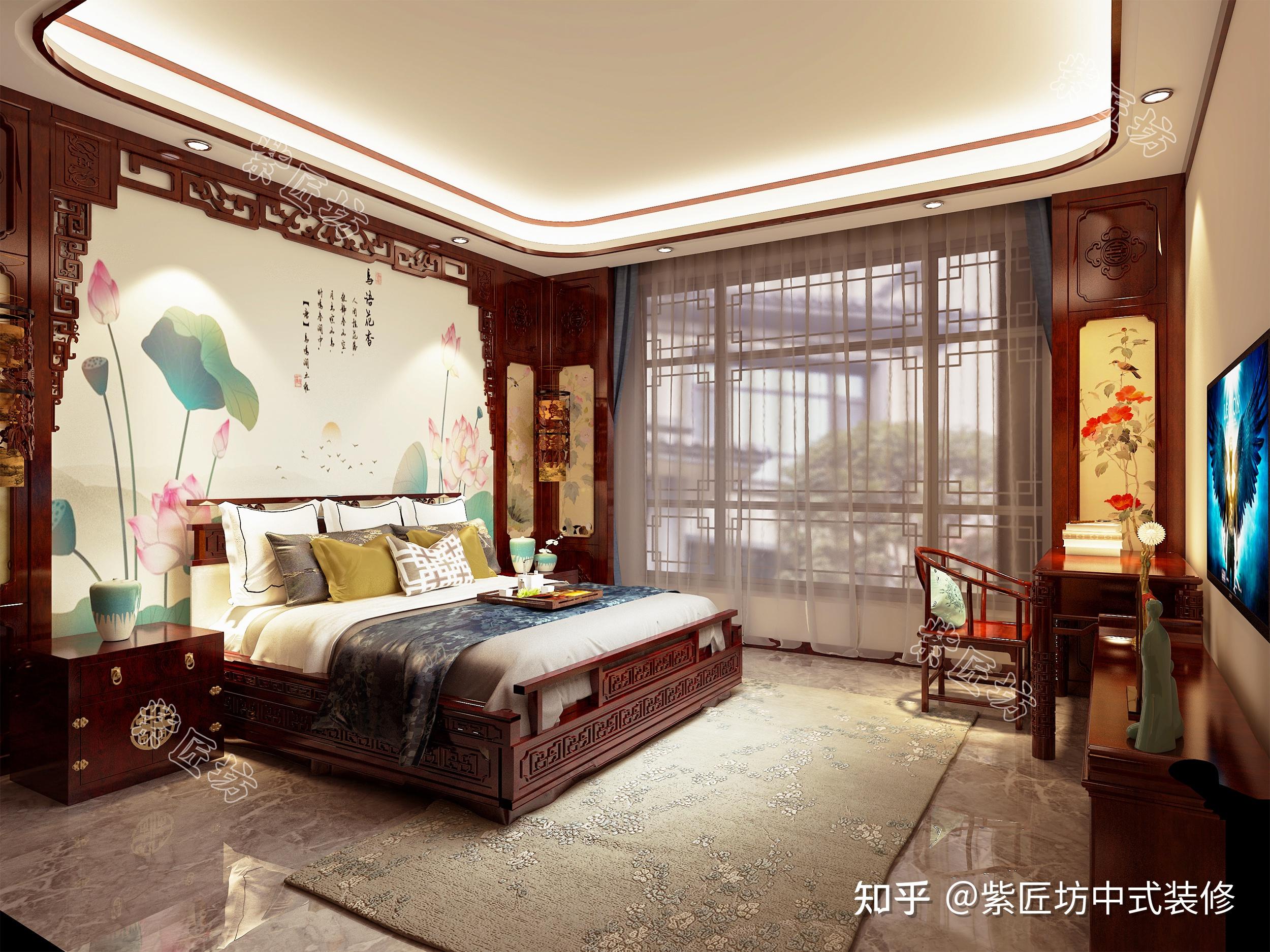 中式装修丨石家庄荣盛城200㎡中式风改善型住宅, 高级又耐看! - 知乎