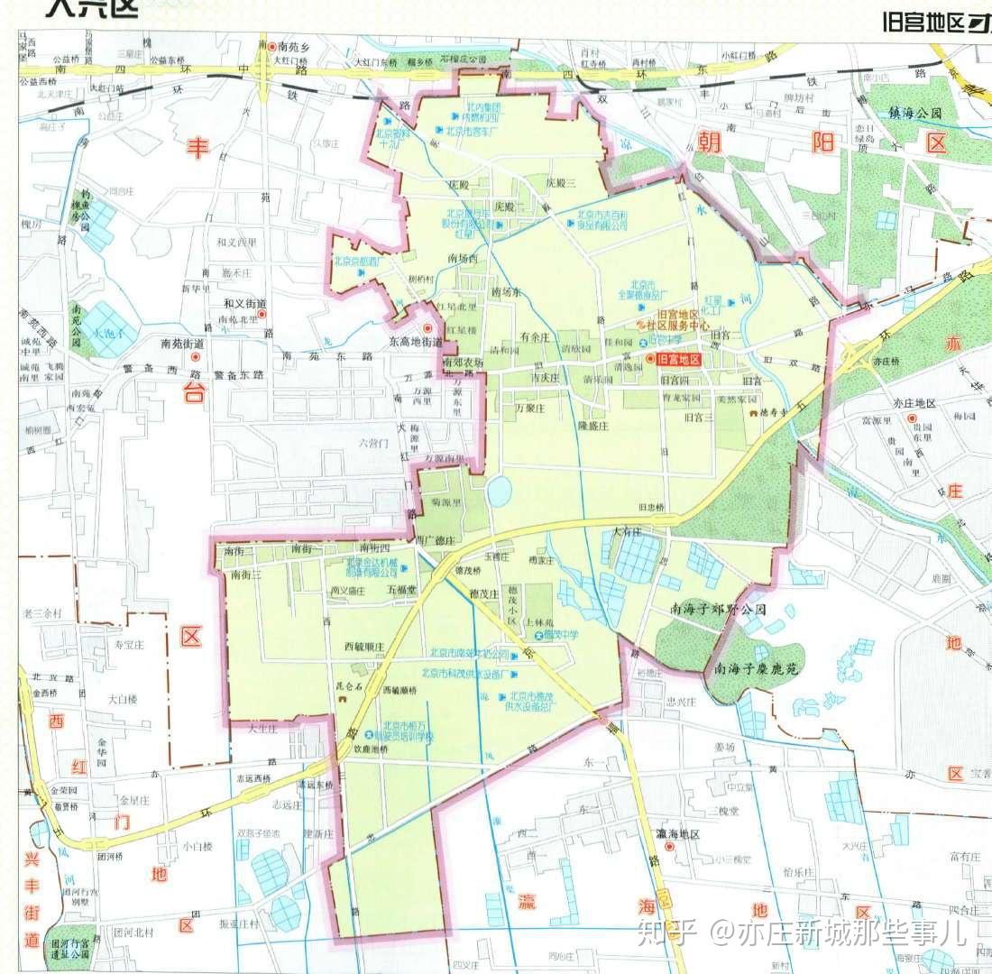 回忆杀亦庄附近八镇老地图集你还能找到原来的家吗
