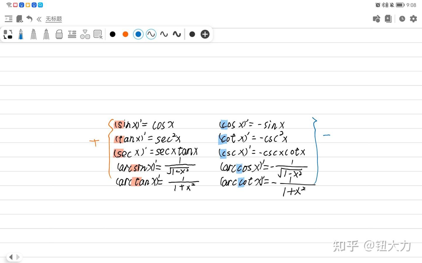 联想法巧记三角函数导数公式- 知乎