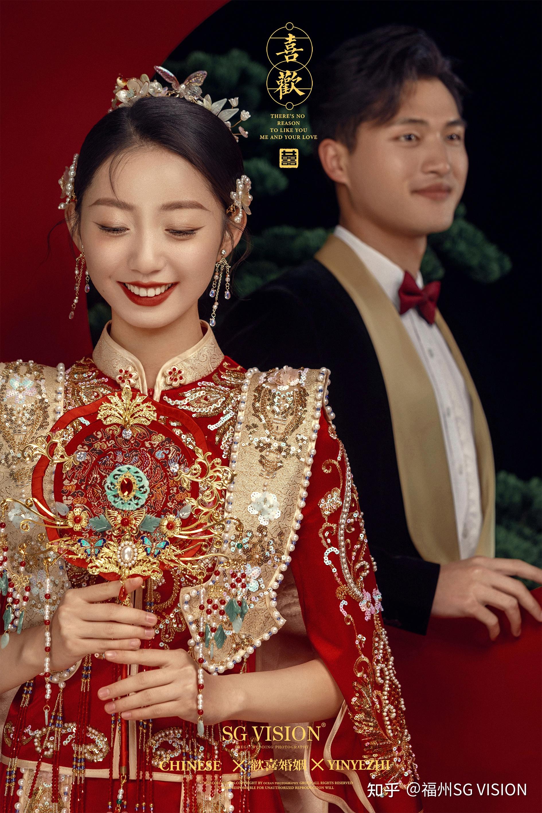 朋友们都说我拍的中式秀禾风婚纱,倾国倾城 - 知乎
