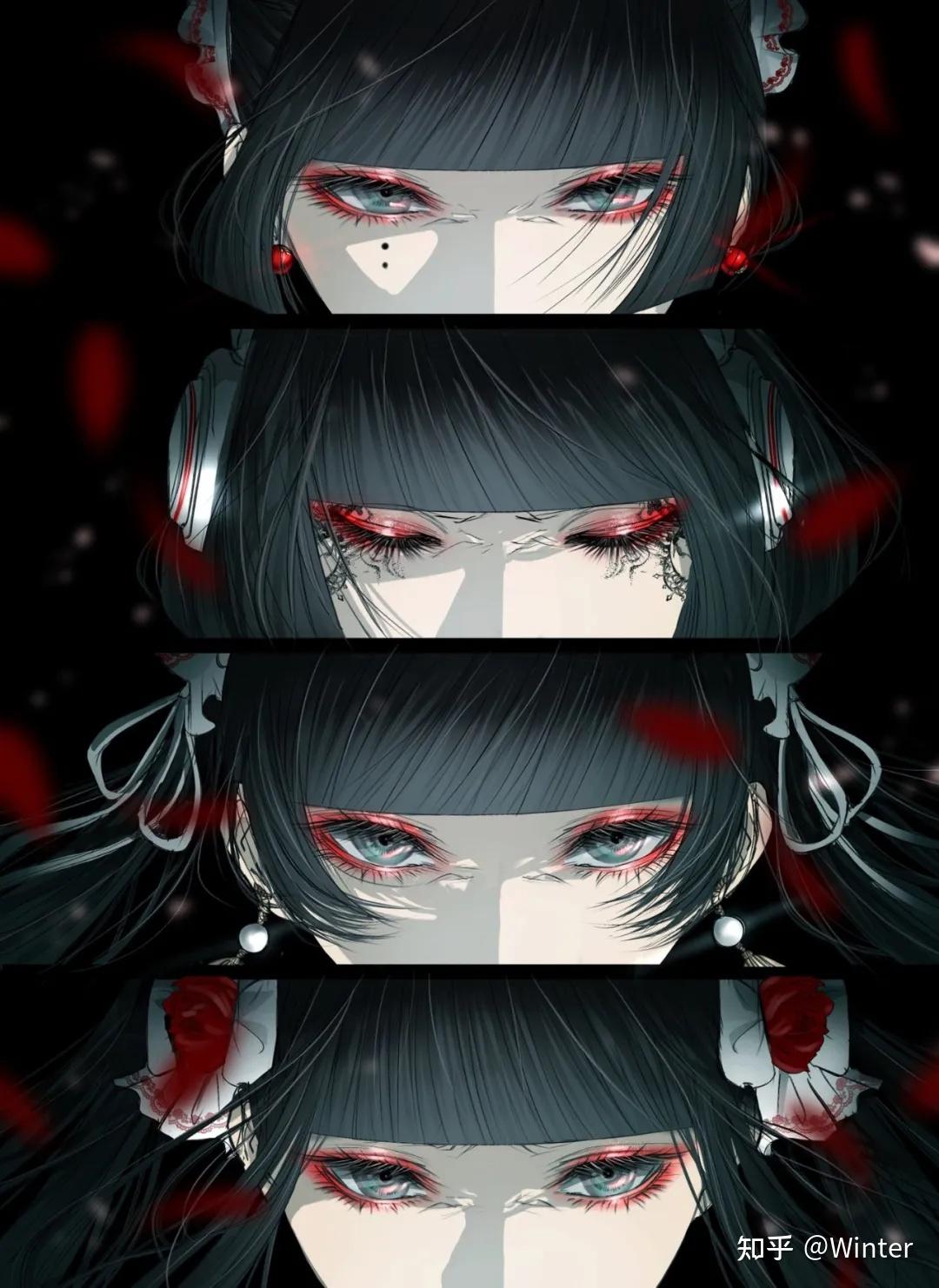 眼睛素材不会画眼睛可不行有被这组电到超多大佬画师不同画风动漫眼睛