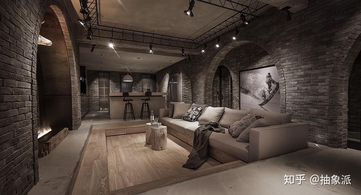 这样的硬汉工业复古风装修你爱吗工业风装修案例效果图