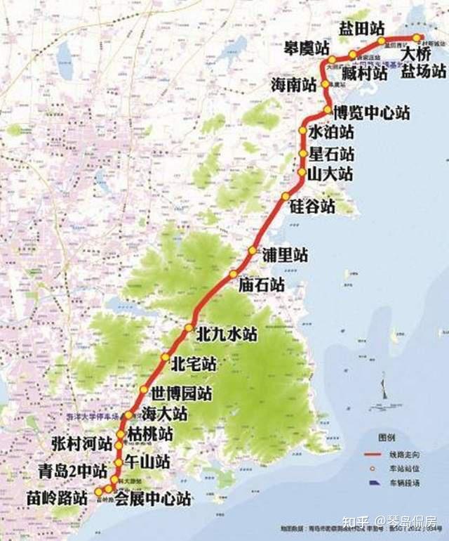青岛23号线地铁线路图图片