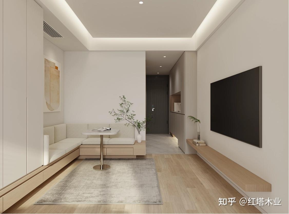 灵活多变的小公寓设计，让居住空间更加高级有趣。 - 知乎