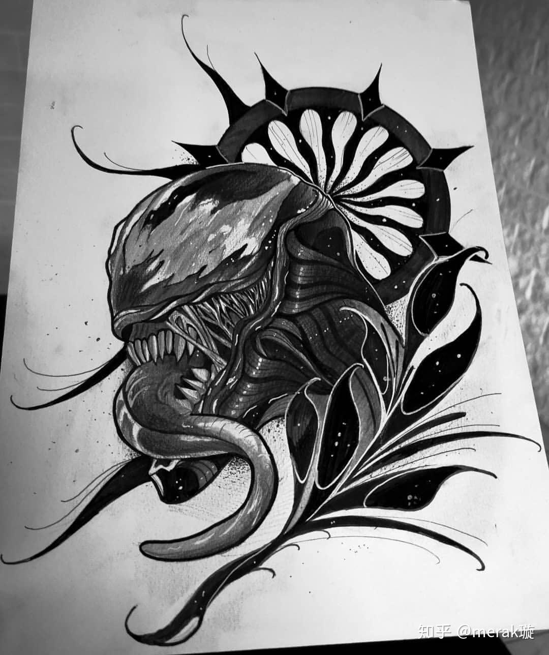 纹身我是毒液你是我的漫威纹身推荐p1