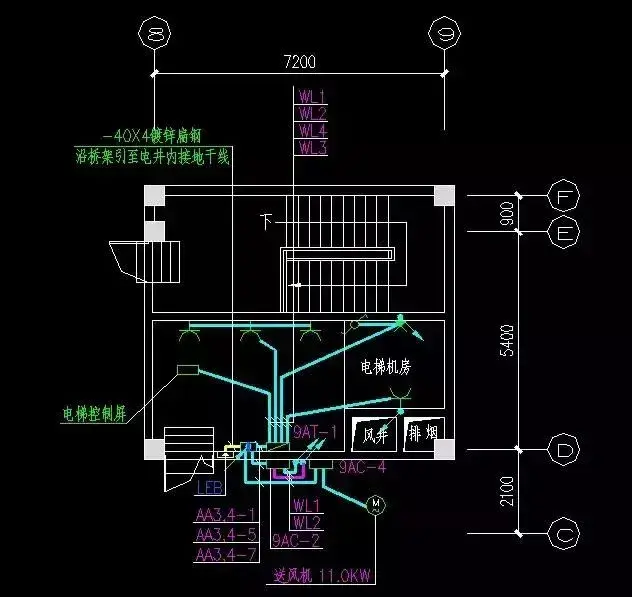 建筑水电电气施工图流程