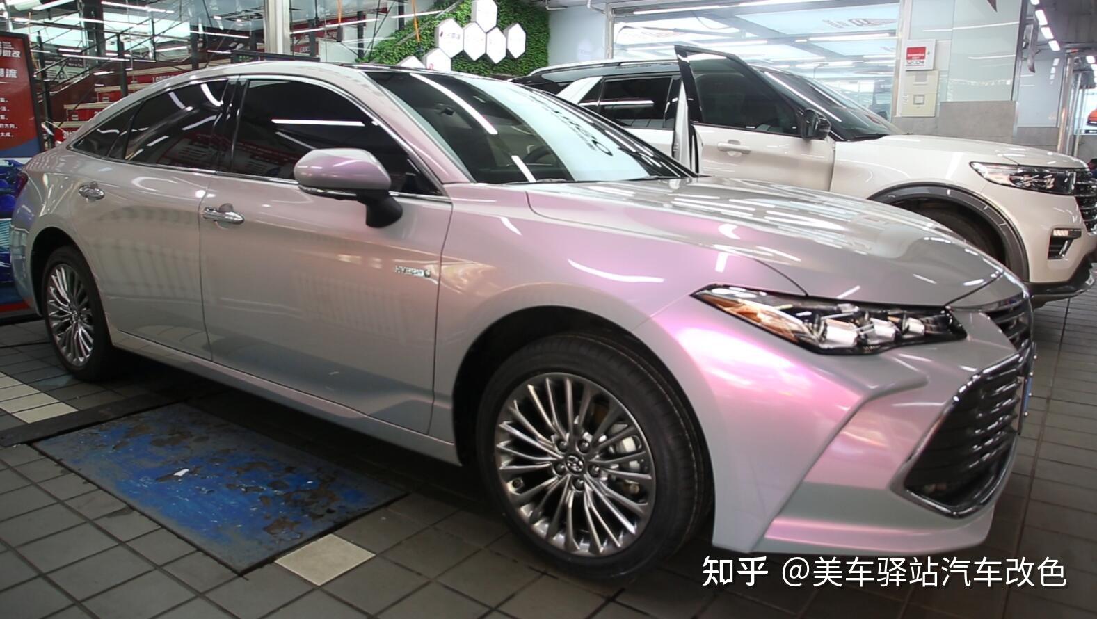 沈阳丰田亚洲龙改色梦幻火山灰不挑车型经久耐看的改色膜