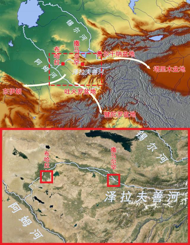 以河中地(即索格狄亚那,阿姆河锡尔河之间地带)为活动中心的粟特人在