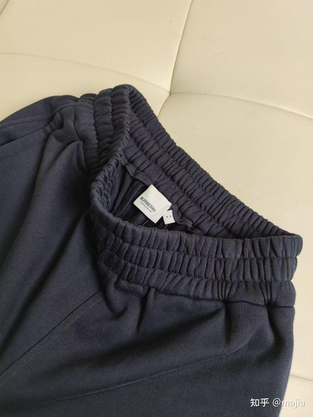 巴宝莉男款棉质卫裤