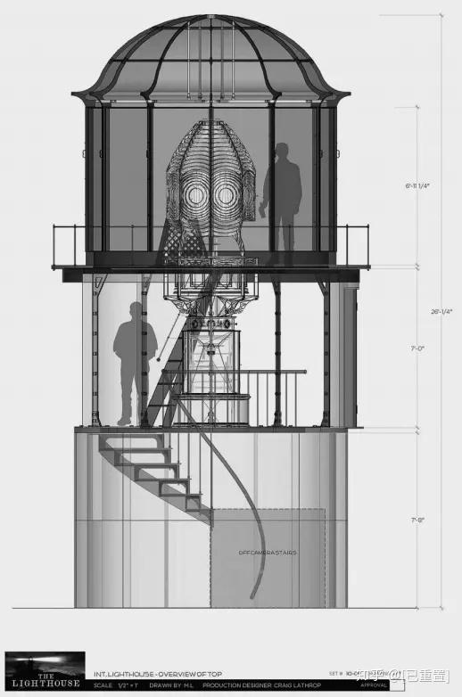 灯塔内部结构图图片