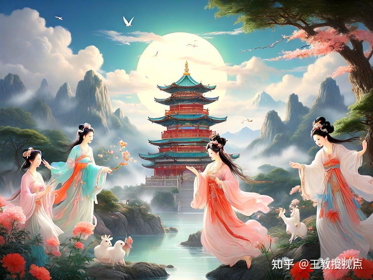 中国古代仙境里的仙女们欣赏：超凡脱俗的绝美风华 - 知乎