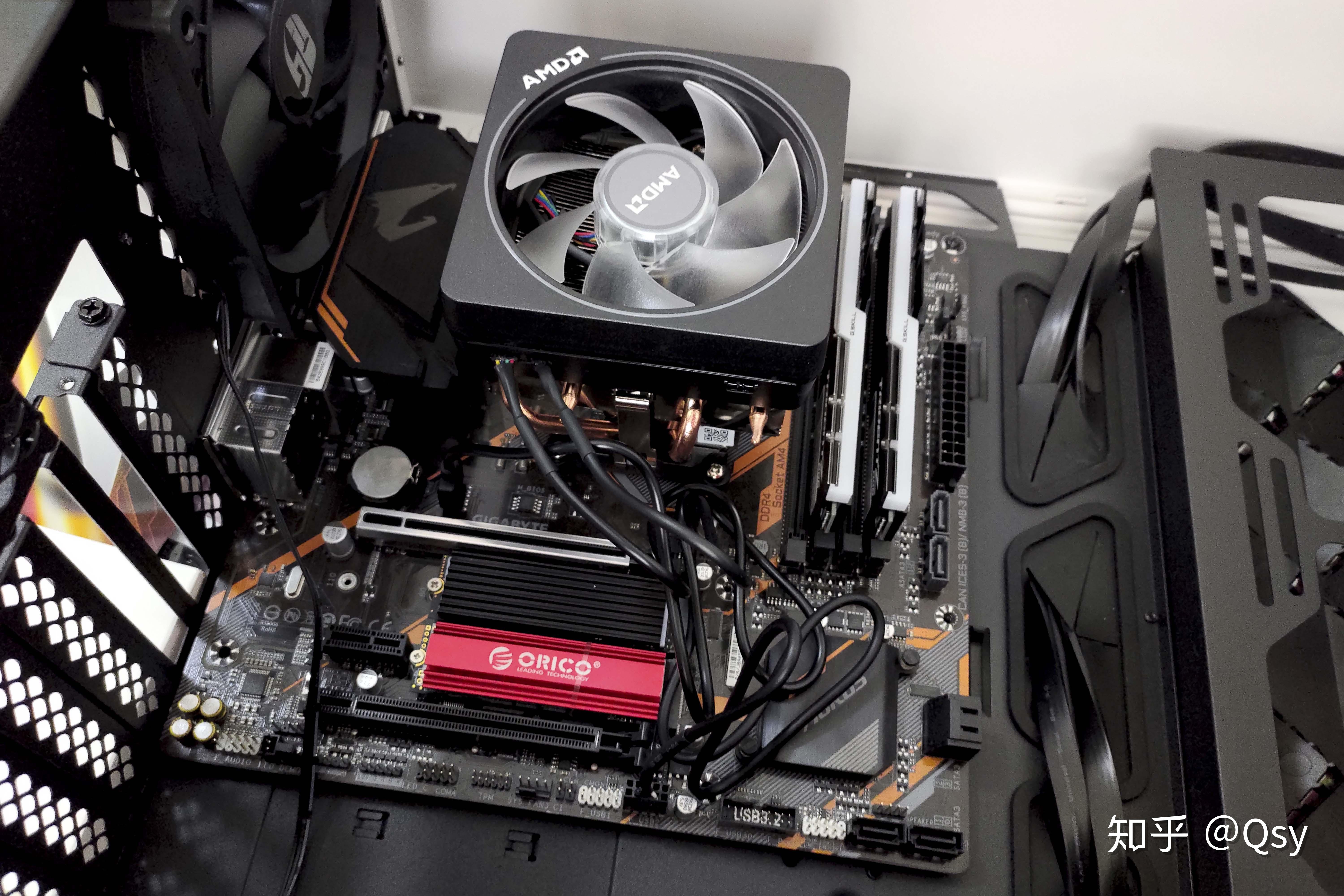 锐龙 3800x 技嘉b450 aorus elite新小雕装机记