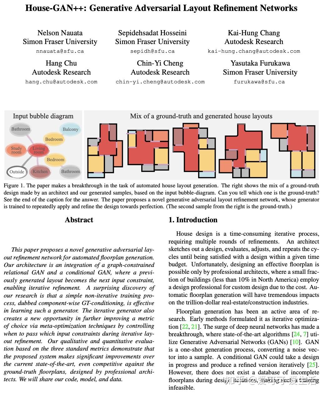 4,[cv] house-gan : generative adversarial layout refinement