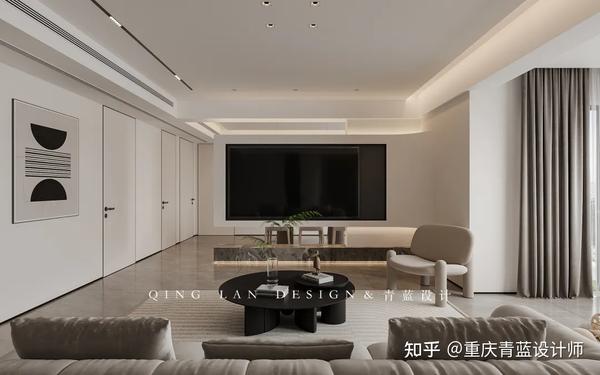 120㎡现代极简风,被问爆的理性与温柔并存的治愈圣地 - 知乎