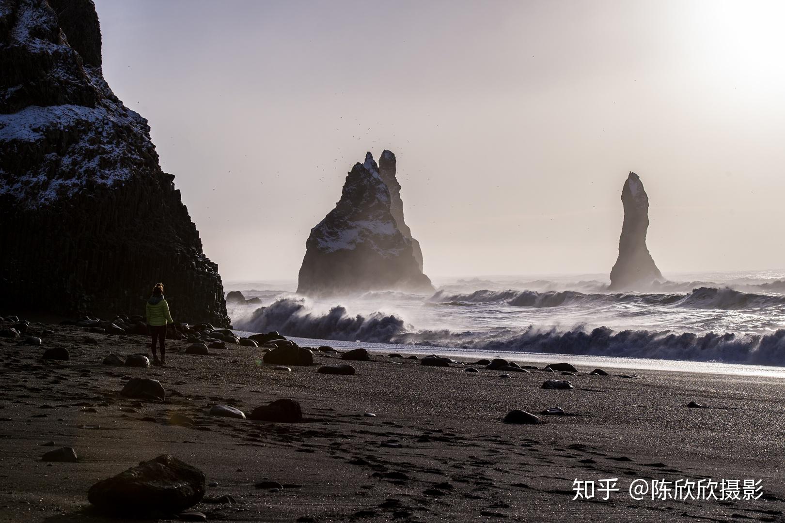 冰島維克黑沙灘