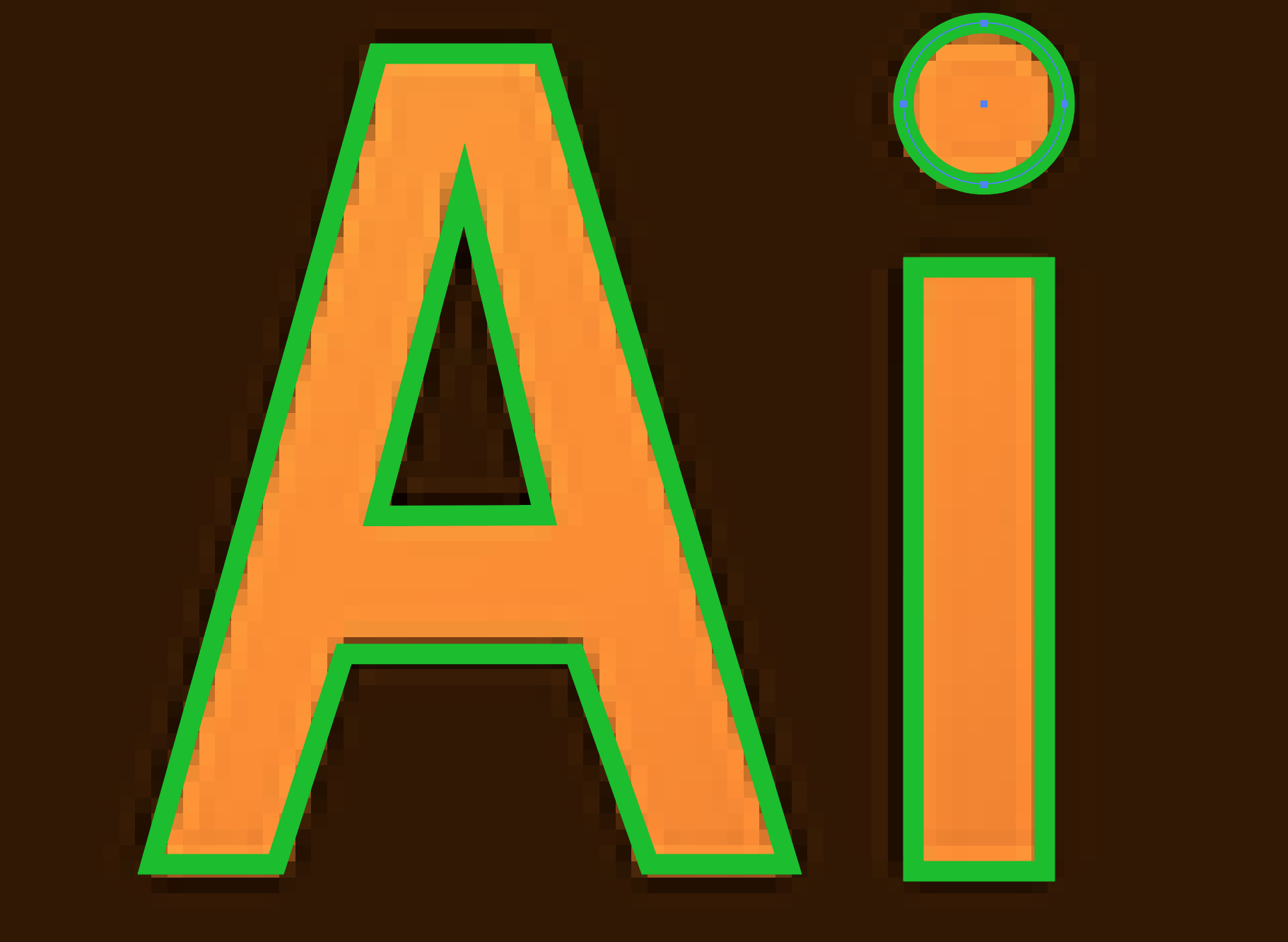 1)——绘制ai 图标:选择,边框与填充,圆角,矩形和椭圆