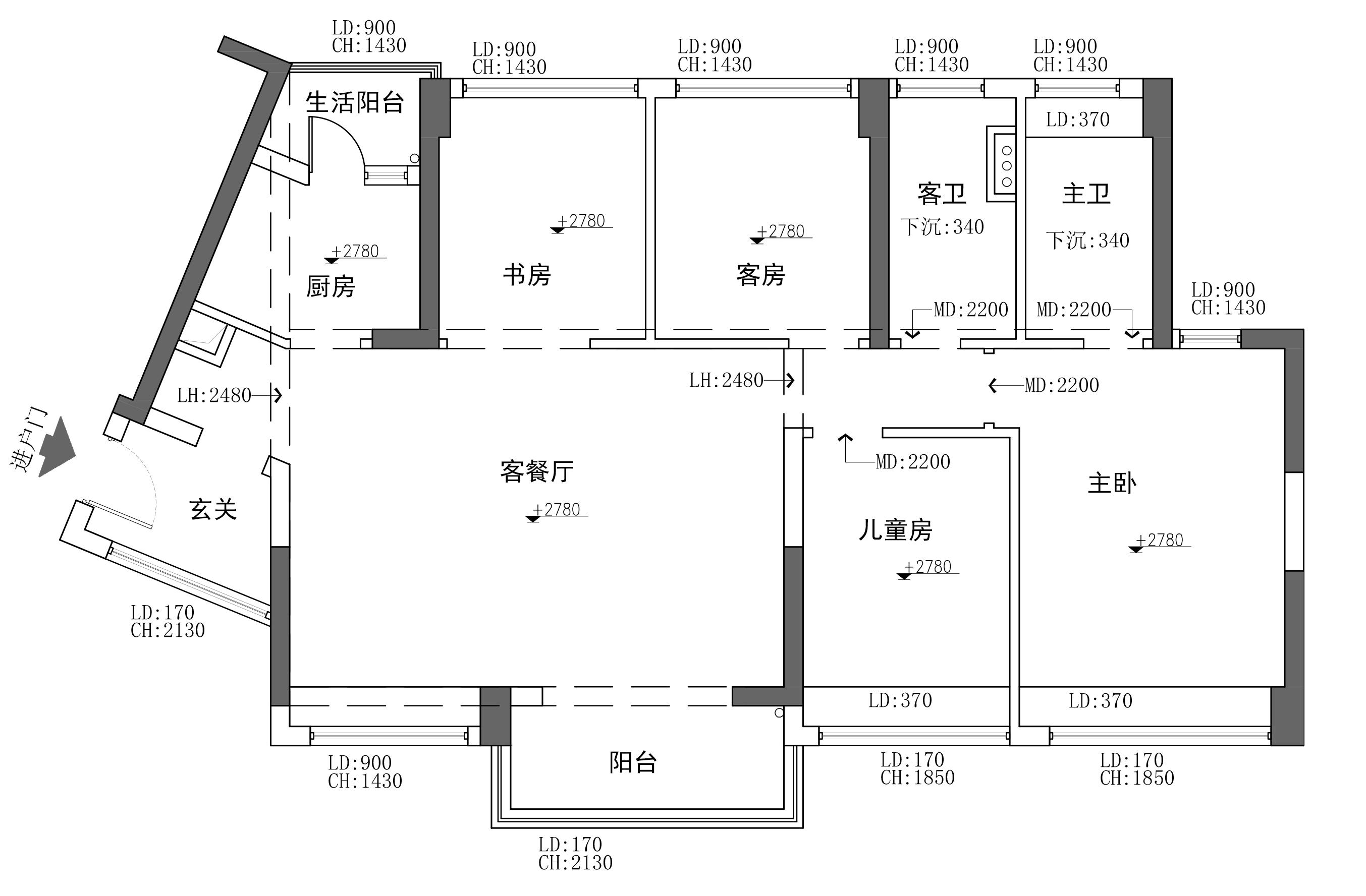 装修案例 | 118㎡极简风,褪去繁琐,回归本真 - 知乎