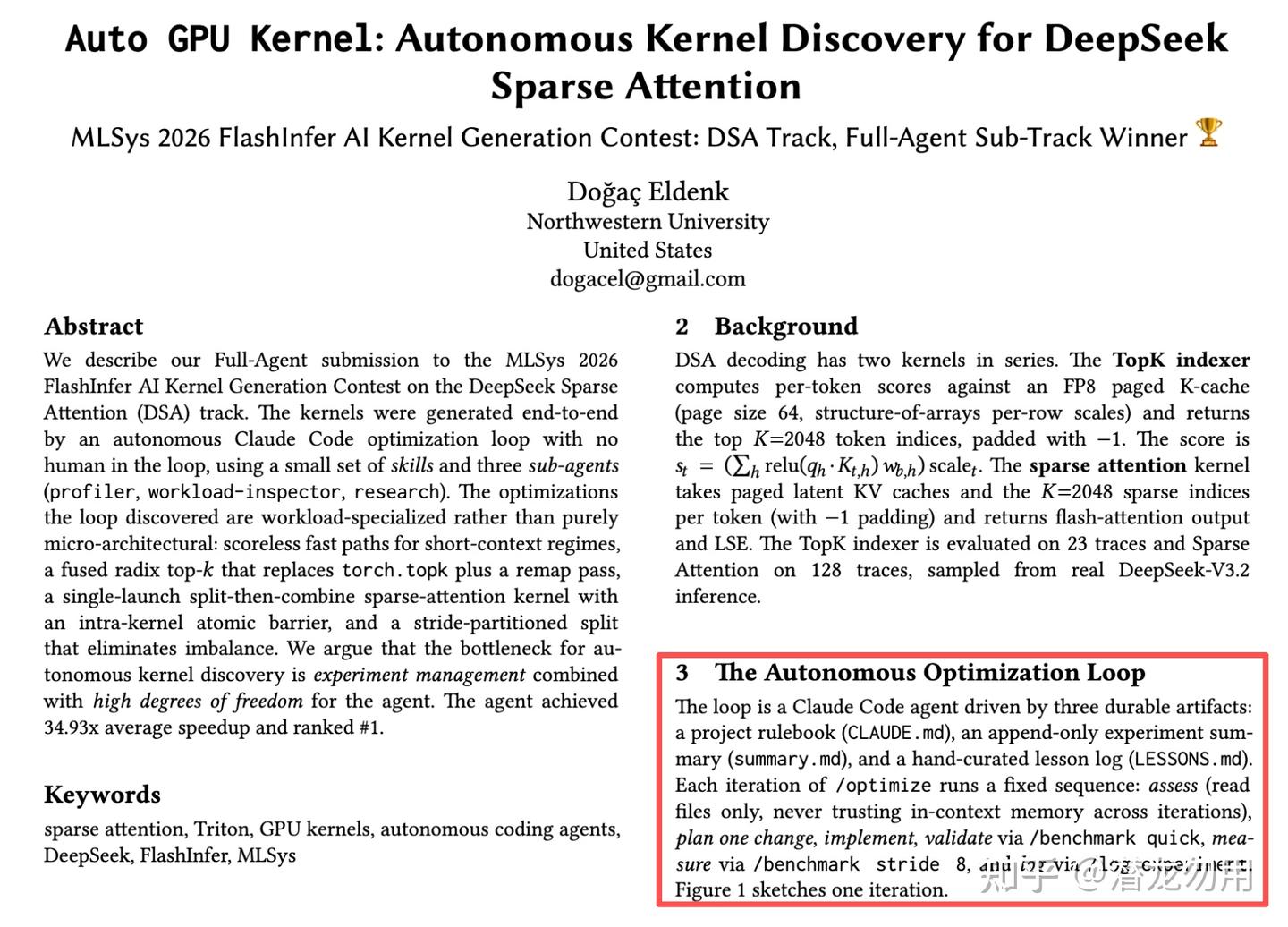 MIT Han Lab | Kernel Design Agent方案解析 - 知乎