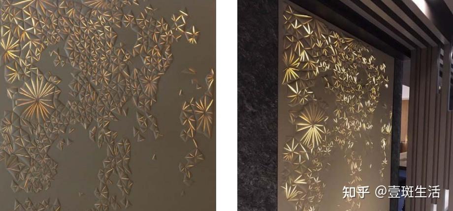 家装好物皮雕背景墙