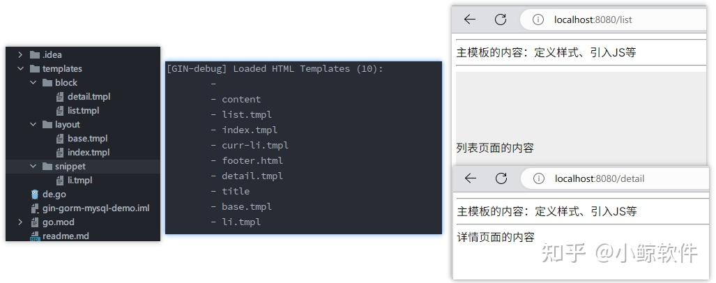 go v1.18.3 + gin v1.9.0 + block template