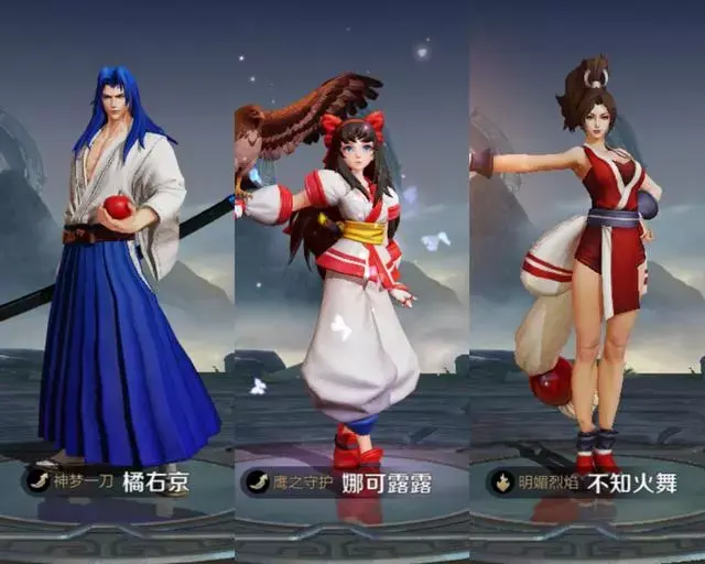 这个昨天已经说过了,官方已经争取到了snk的版权,将为娜可露露,橘右京