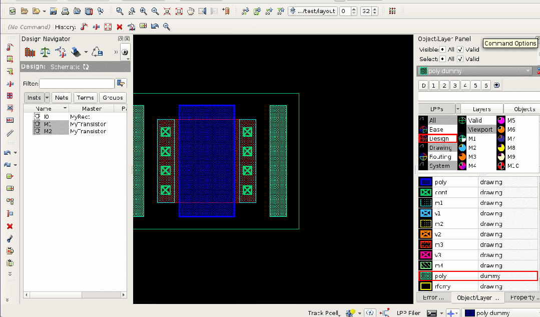  python pcell mos device 