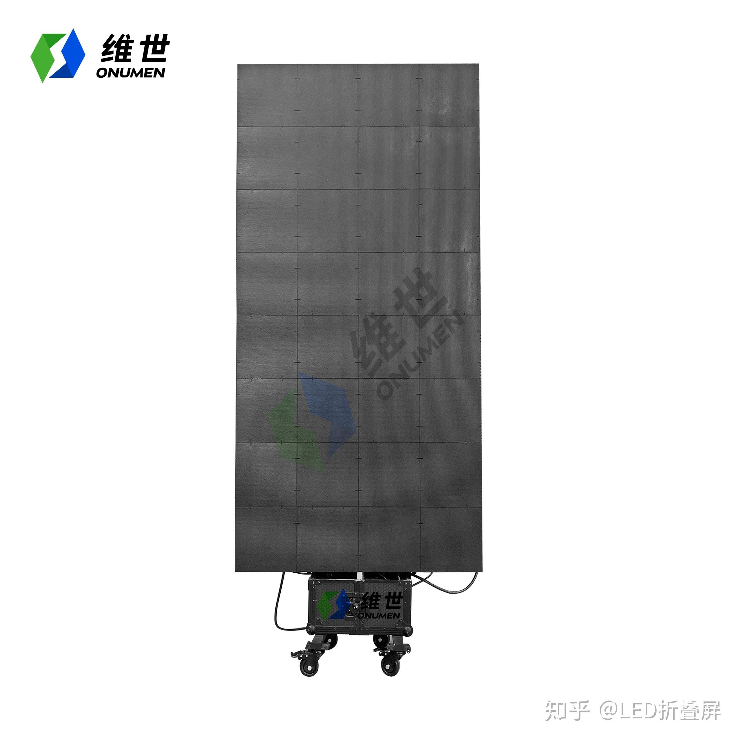 来看看这款可移动超薄led折叠屏