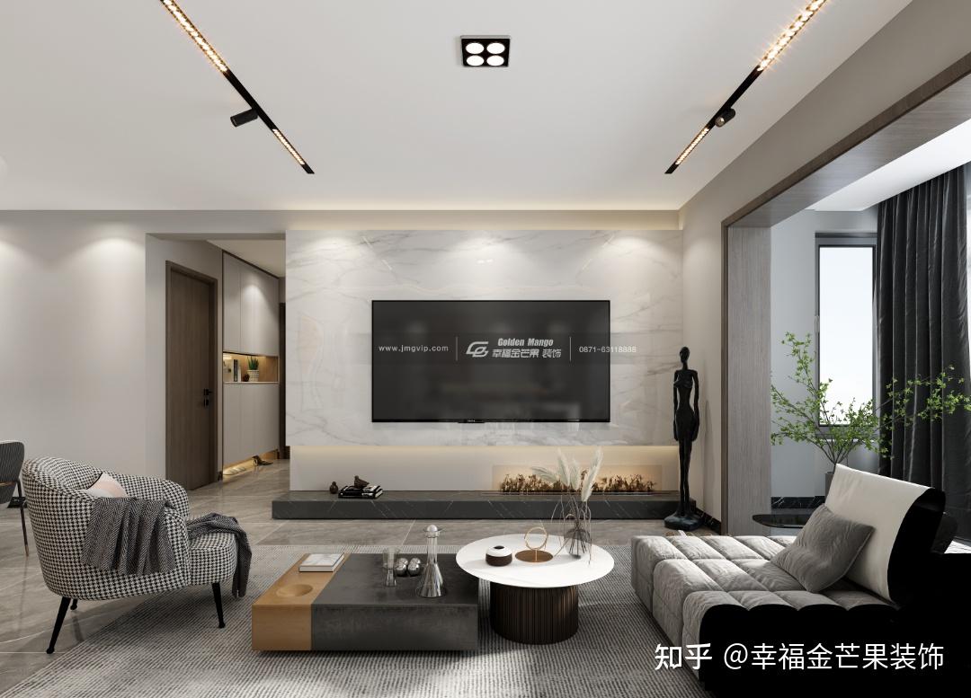 【幸福金芒果】昆明颐和1898|144㎡的现代风装修,把喜欢装进家里 - 知乎