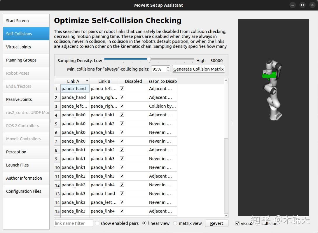 【ROS2 & MoveIt2】MoveIt 2 Examples - MoveIt Setup Assistant - 知乎
