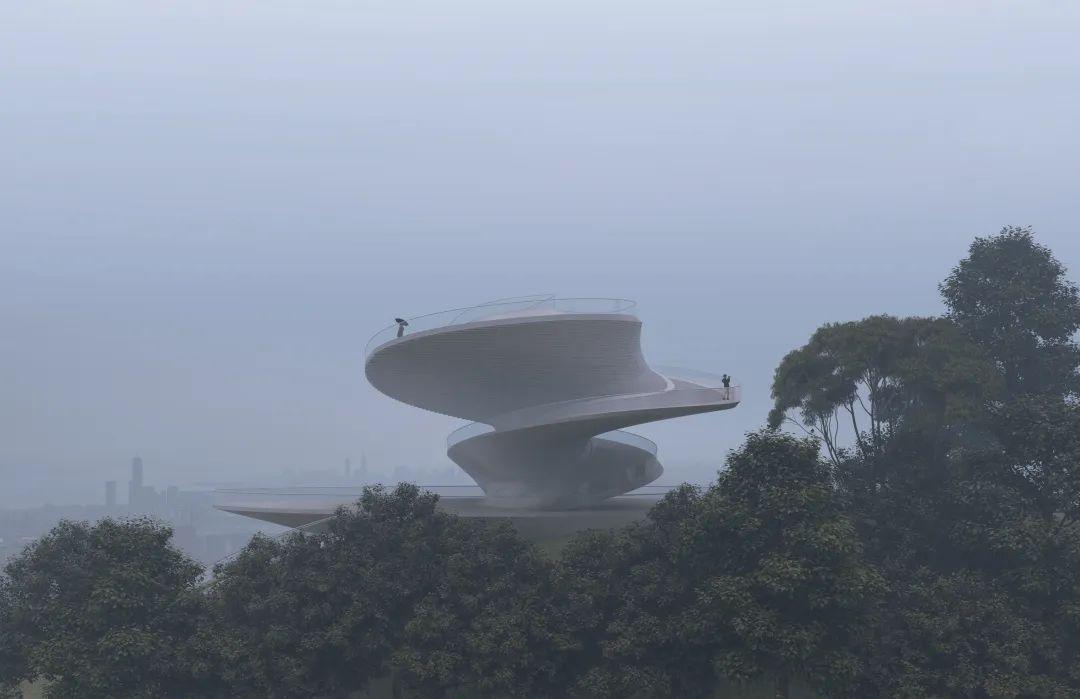 DESIGN | 城市山景中的有机生命体，DUO竞赛前21强方案：塘朗山看台 & DUO建筑设计 - 知乎