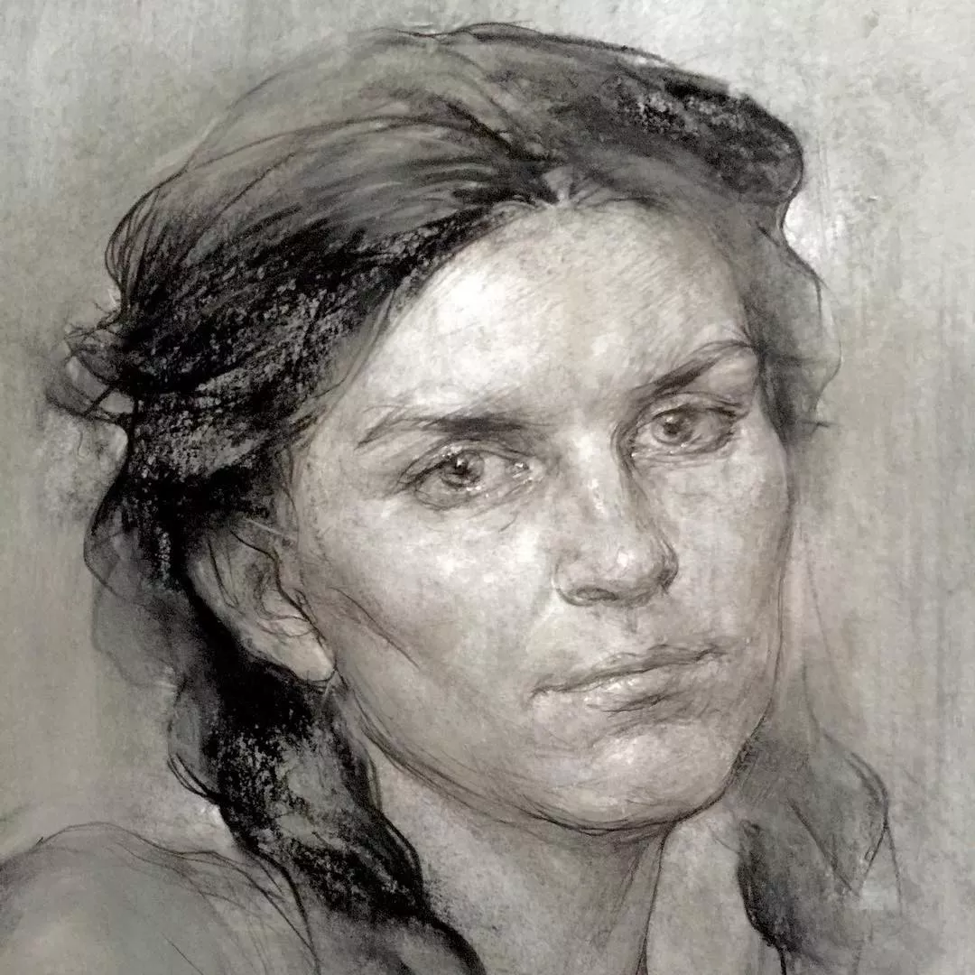 纯艺考研列宾美术学院黄浩纹素描