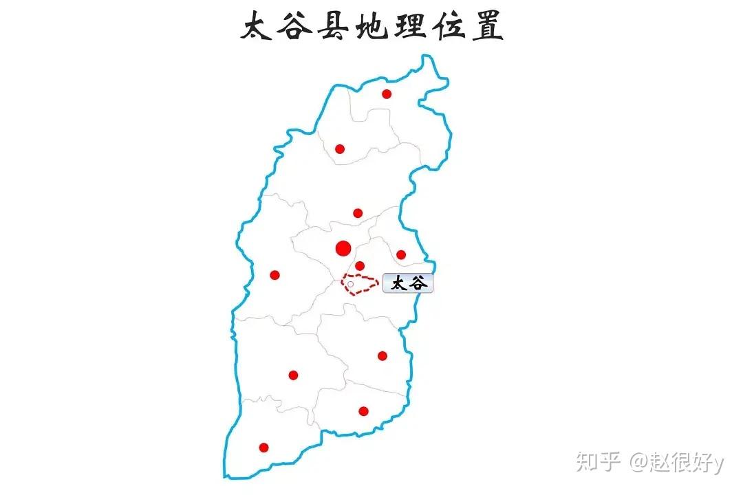 山西太谷地图高清图片