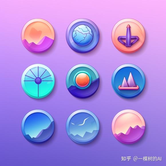 midjourney:17个 令人着迷的UI图标创作灵感，打造吸引眼球的设计 - 知乎