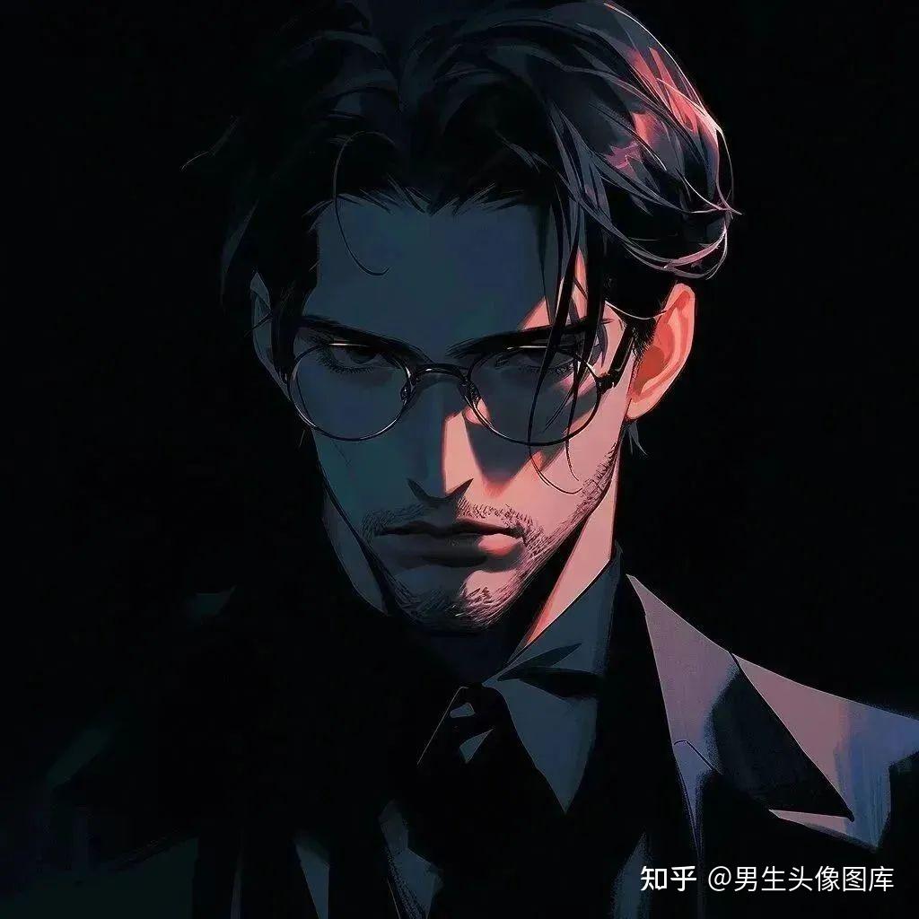 高冷绅士男生头像