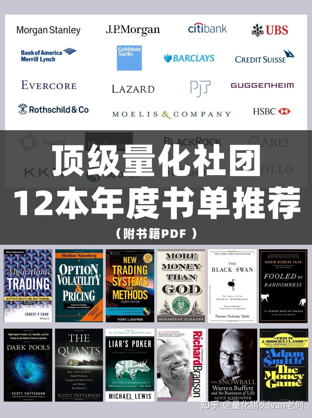 顶级量化社团12本年度精选书单，quant必读~ - 知乎
