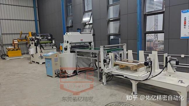 卷材高效率自动开卷校平送料剪切落料叠料线 - 知乎