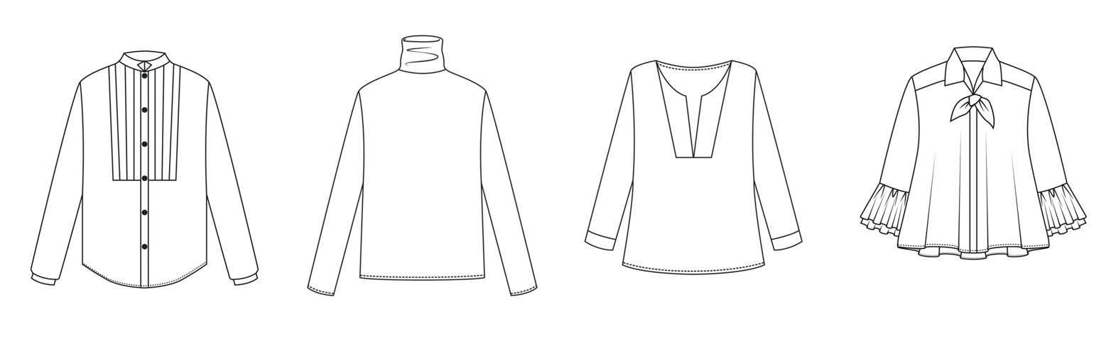 服装廓形类别 - 知乎