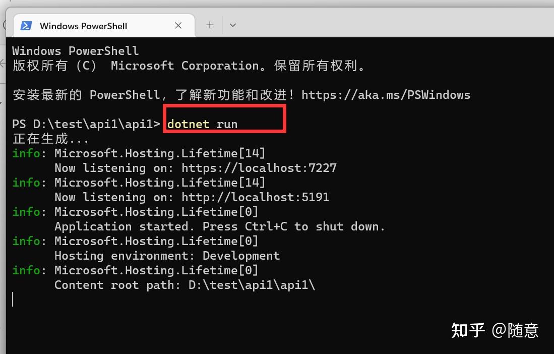 Net core 6 launchsettings json 