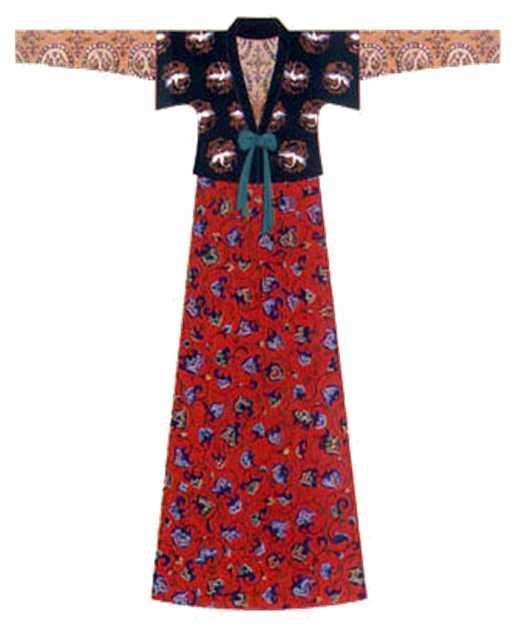 五代时期的女子服饰,是中国服装史中最为精彩的篇章,其冠服之丰美华丽
