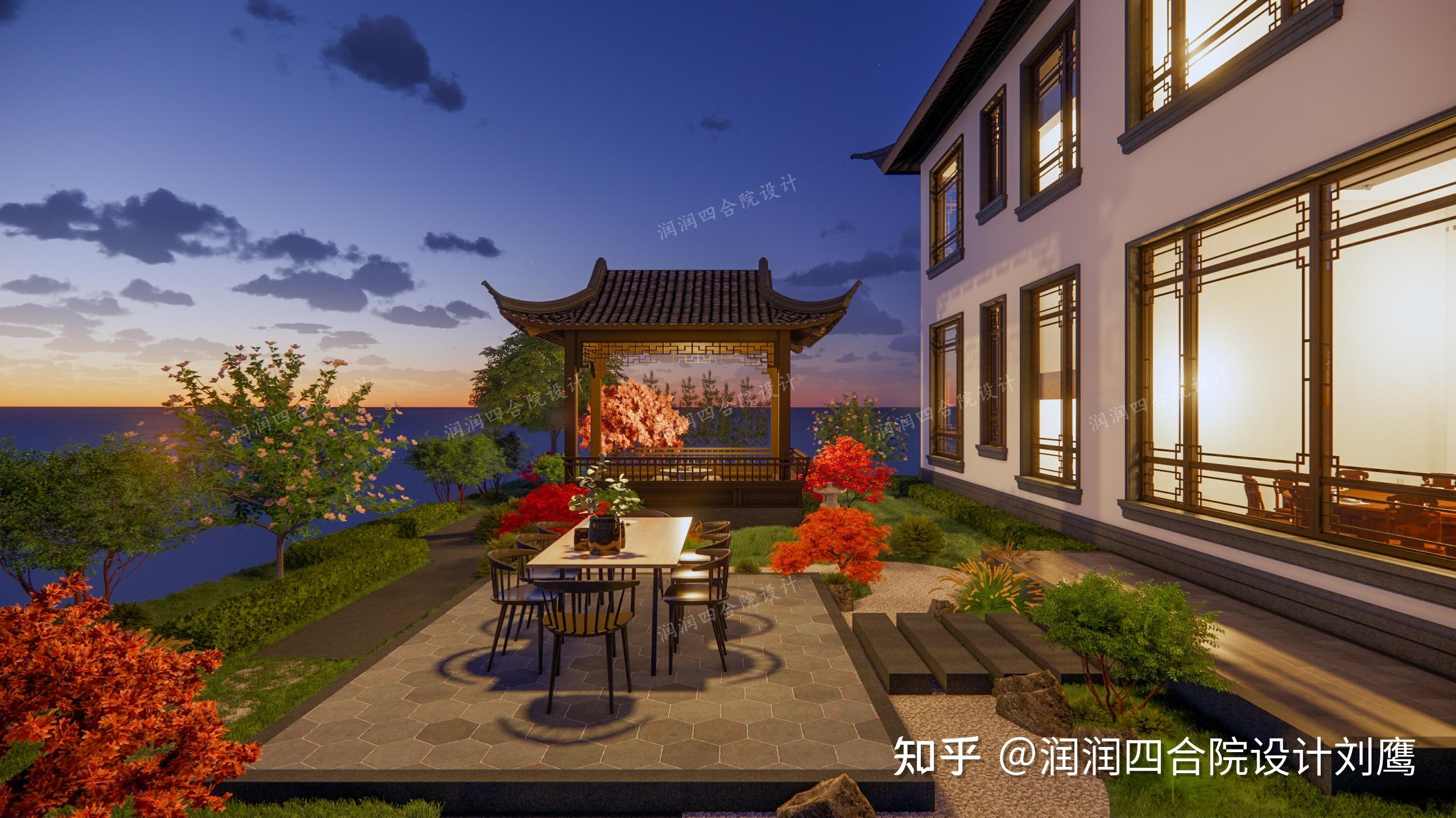 润润四合院设计刘鹰：广东潮汕兄弟双拼两层苏式四合院21×17 - 知乎